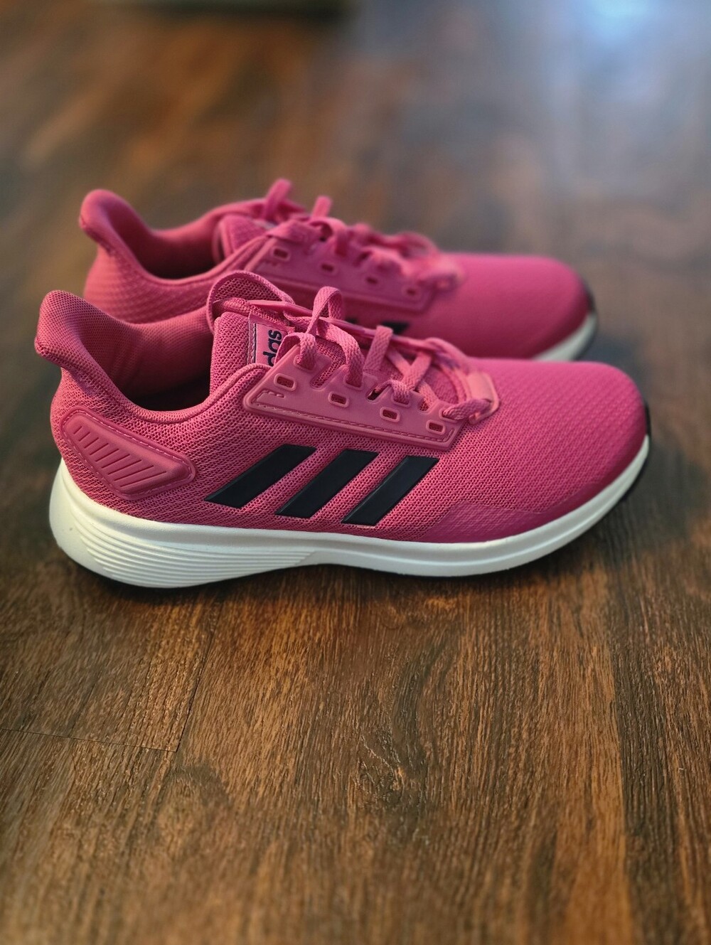 Adidas Fuchsia and Black Running Shoes